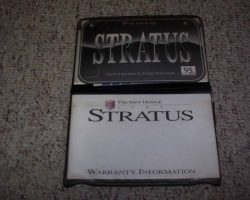 1995 Dodge Stratus Owner's Manual Set