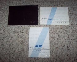 1996 Chevrolet Monte Carlo Owner's Manual Set