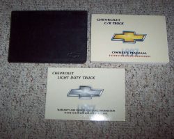 1997 Chevrolet C/K Pickup Truck Owner's Manual Set
