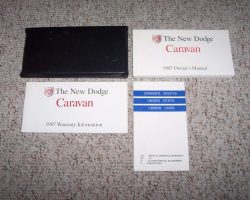 1997 Dodge Caravan & Grand Caravan Owner's Manual Set