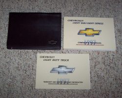 1997 Chevrolet Express Owner's Manual Set