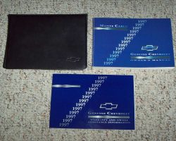 1997 Chevrolet Monte Carlo Owner's Manual Set
