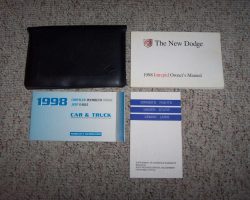 1998 Dodge Intrepid Owner's Manual Set