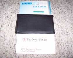 1998 Dodge Ram Van & Wagon Owner's Manual Set