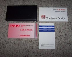 1999 Dodge Caravan & Grand Caravan Owner's Manual Set