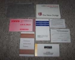 1999 Dodge Dakota Owner's Manual Set