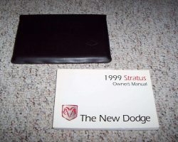 1999 Dodge Stratus Owner's Manual Set