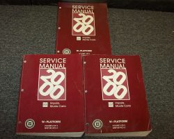 2000 Chevrolet Monte Carlo Owner's Manual Set