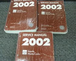 2002 Chevrolet Impala & Monte Carlo Service Manual