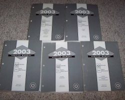 2003 Chevrolet Silverado Service Manual