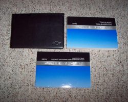2003 Chevrolet Trailblazer Owner Operator User Guide Manual Set