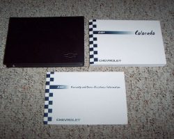 2004 Chevrolet Colorado Owner's Manual Set