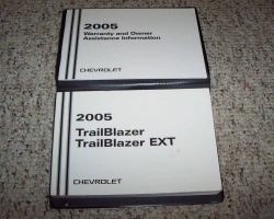 2005 Chevrolet Trailblazer Owner's Manual Set