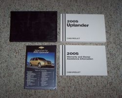 2005 Chevrolet Uplander Owner's Manual Set