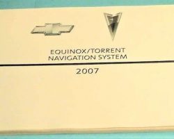 2007 Chevrolet Equinox Navigation System Owner's Manual