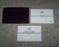 2007 Chevrolet Uplander Owner's Manual Set