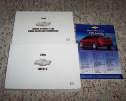 2008 Chevrolet Cobalt Owner's Manual Set