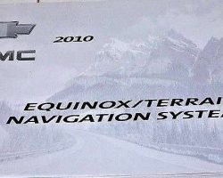 2010 Chevrolet Equinox Navigation System Owner's Manual