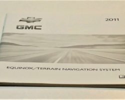 2011 Chevrolet Equinox Navigation System Owner's Manual