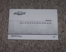 2012 Chevrolet Camaro Owner's Manual
