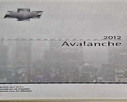 2012 Chevy Avalanche Owner Manual