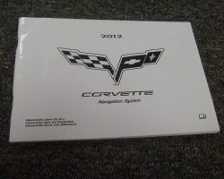 2012 Chevrolet Corvette Navigation System Owner's Manual