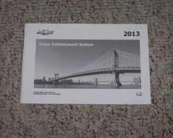 2013 Chevrolet Cruze Infotainment System Owner's Manual