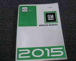 2015 Chevrolet Camaro Service Manual Set