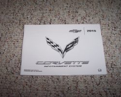 2015 Chevrolet Corvette Infotainment System Manual