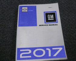 2017 Chevrolet Corvette Service Manual Set