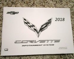 2018 Chevrolet Corvette Infotainment System Manual