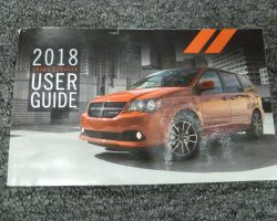 2018 Dodge Grand Caravan Owner's Operator Manual User Guide Guide