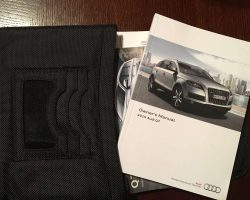 2015 Audi Q7 Owner's Operator Manual User Guide Set