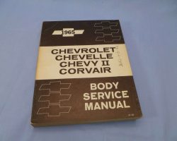 1965 Chevrolet El Camino Body Service Manual