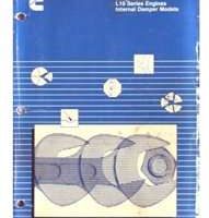 1982 Cummins L10 Series Diesel Engines Internal Damper Models Shop Service Manual
