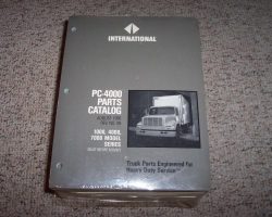 1987 International 1452SC 1000 Series Trucks Chassis Parts Catalog PC-4000