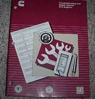 1993 Cummins N14 Series Diesel Engines Troubleshooting & Repair Service Manual