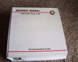 1993 Detroit Diesel 50 Series Engines DDEC III Troubleshooting Service Repair Manual
