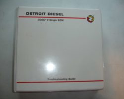 2005 Detroit Diesel 12.7L & 14.0L 60 Series Engines DDEC V Troubleshooting Service Repair Manual