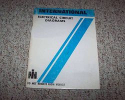 1993 International 3600, 3700, 3800 3000 Series Trucks Chassis Electrical Wiring Circuit Diagram Manual
