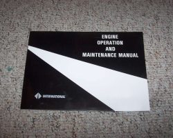 2005 International Navistar VT275 Engine Operator's Manual