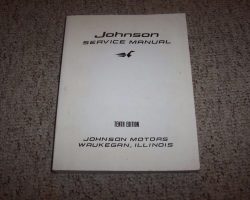 1939 Johnson 1.1 HP Outboard Motor Service Manual