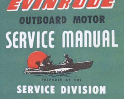 1953 Evinrude 7.5 HP Outboard Motor Service Manual