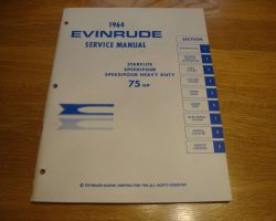 1964 Evinrude 75 HP Outboard Motor Service Manual