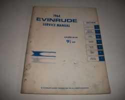 1964 Evinrude 9.5 HP Outboard Motor Service Manual