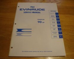 1964 Evinrude 90 HP Outboard Motor Service Manual