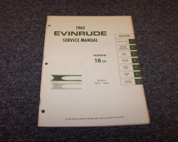 1965 Evinrude 18 HP Outboard Motor Service Manual
