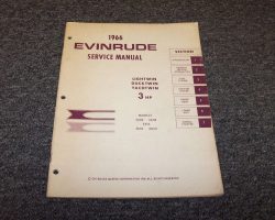 1966 Evinrude 3 HP Outboard Motor Service Manual
