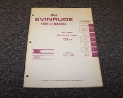1966 Evinrude 33 HP Outboard Motor Service Manual