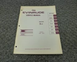 1966 Evinrude 5 HP Outboard Motor Service Manual